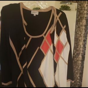 Matching cardigan and tank set